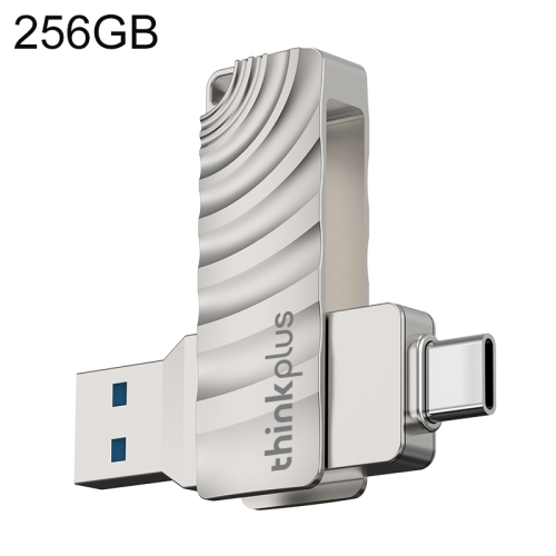 Lenovo Thinkplus MU232 USB 3.2 + USB-C / Type-C Dual Head Flash Drive, Memory:256GB