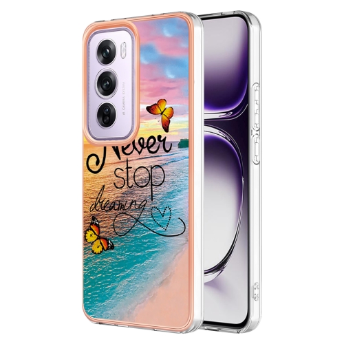 

For OPPO Reno12 Pro Global Electroplating IMD TPU Phone Case(Dream Butterfly)