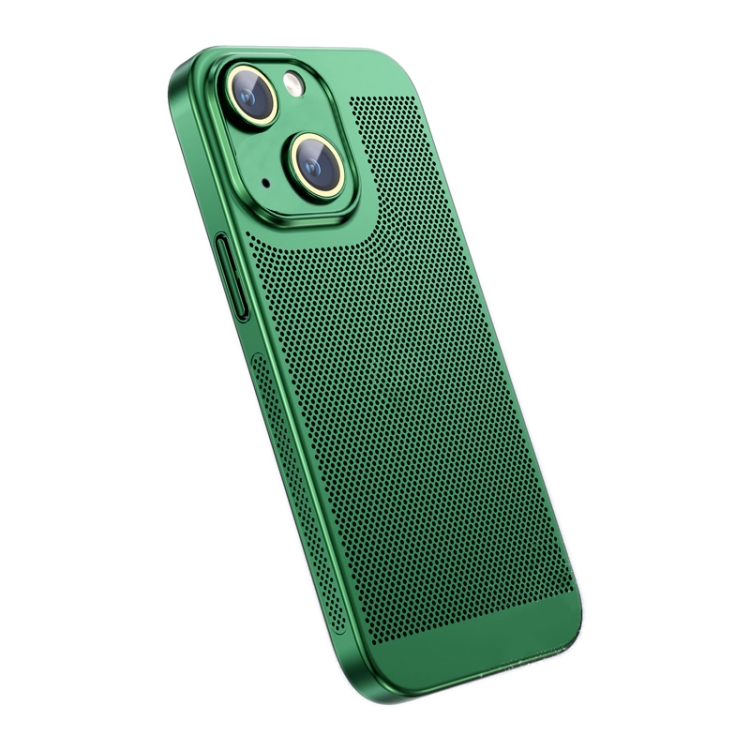 

For iPhone 14 Ice Sense Heat Dissipation Electroplating PC Phone Case(Green)