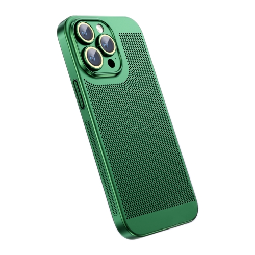 

For iPhone 14 Pro Ice Sense Heat Dissipation Electroplating PC Phone Case(Green)