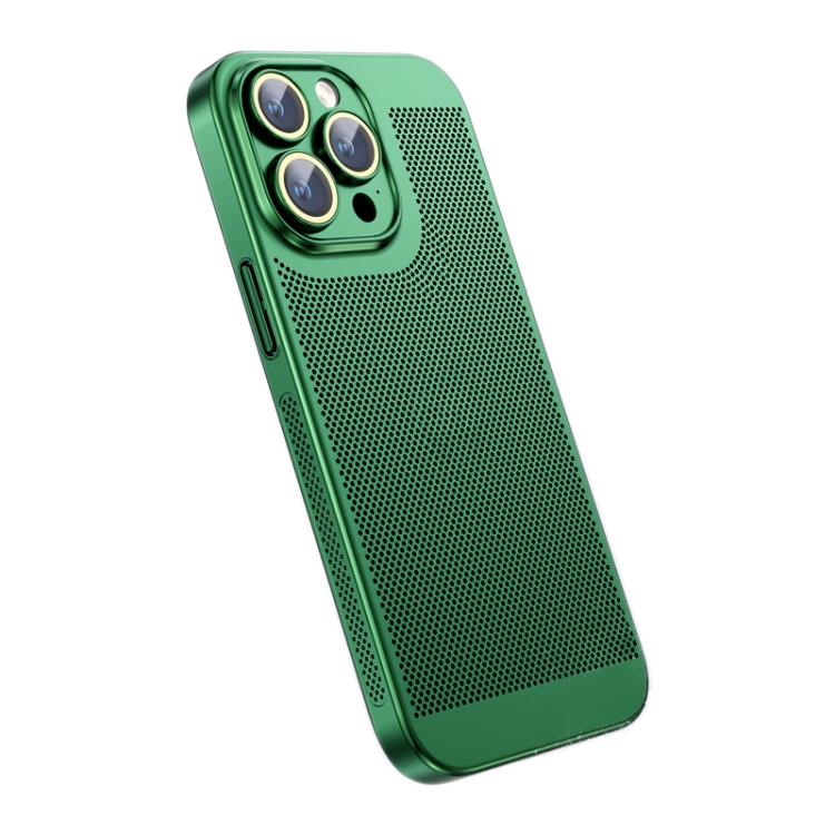 

For iPhone 12 Pro Ice Sense Heat Dissipation Electroplating PC Phone Case(Green)