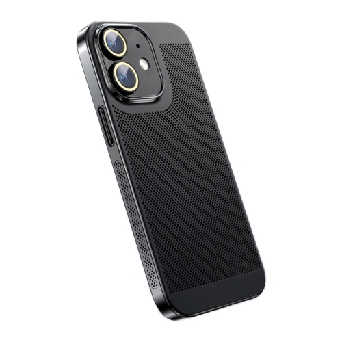 

For iPhone 11 Ice Sense Heat Dissipation Electroplating PC Phone Case(Black)