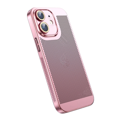 

For iPhone 11 Ice Sense Heat Dissipation Electroplating PC Phone Case(Rose Gold)