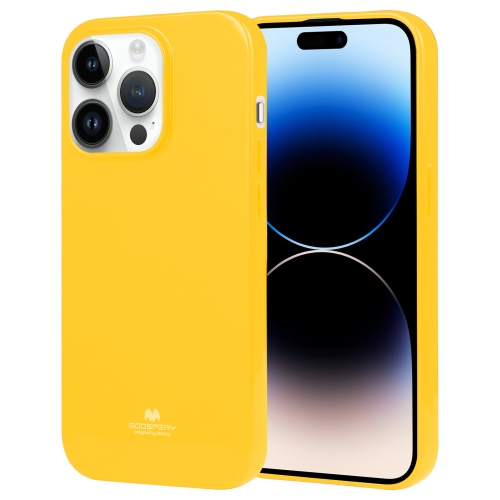 

For iPhone 15 Pro Max GOOSPERY PEARL JELLY Shockproof TPU Phone Case(Yellow)