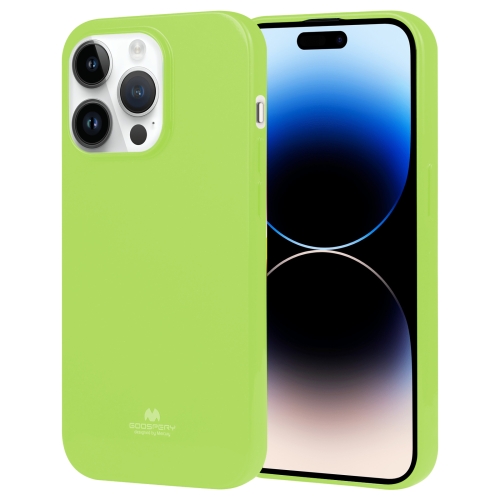 

For iPhone 15 Pro Max GOOSPERY PEARL JELLY Shockproof TPU Phone Case(Grass Green)