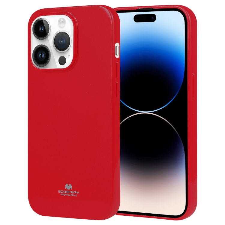 

For iPhone 15 Pro GOOSPERY PEARL JELLY Shockproof TPU Phone Case(Red)