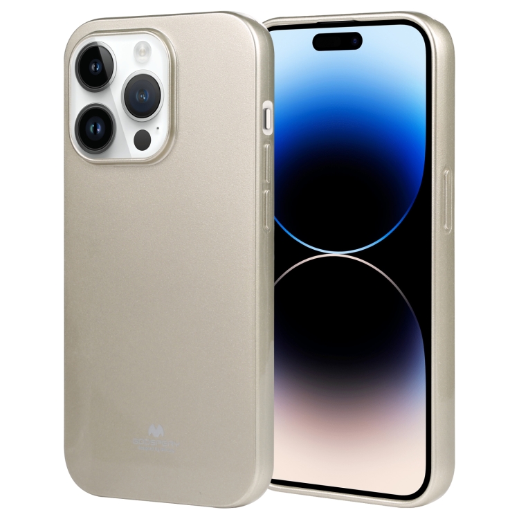 

For iPhone 15 Pro GOOSPERY PEARL JELLY Shockproof TPU Phone Case(Grey)