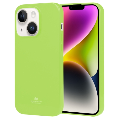 

For iPhone 15 Plus GOOSPERY PEARL JELLY Shockproof TPU Phone Case(Grass Green)