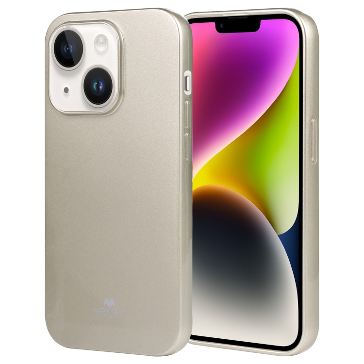 

For iPhone 15 Plus GOOSPERY PEARL JELLY Shockproof TPU Phone Case(Grey)