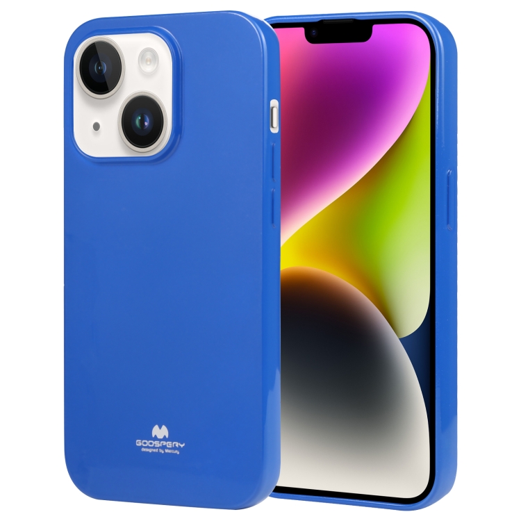 

For iPhone 15 Plus GOOSPERY PEARL JELLY Shockproof TPU Phone Case(Royal Blue)