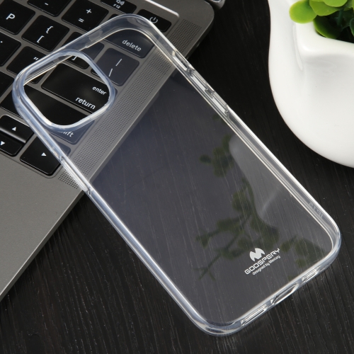 

For iPhone 15 Pro Max GOOSPERY CLEAR JELLY Transparent TPU Soft Phone Case