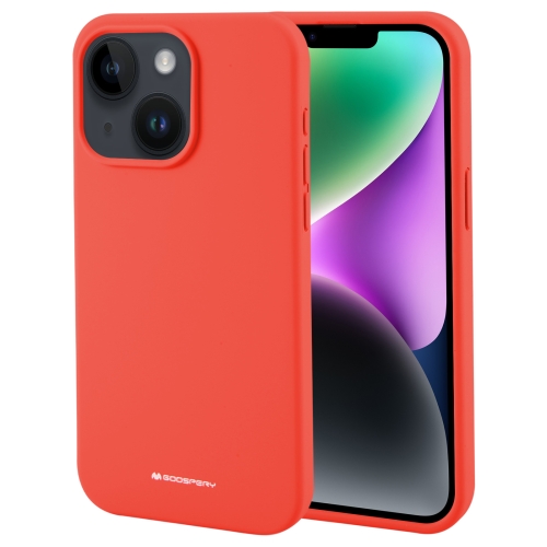 

For iPhone 15 GOOSPERY SILICONE Silky Soft TPU Phone Case(Red)