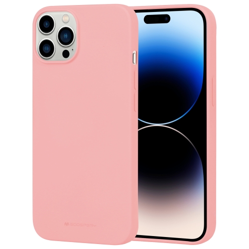 

For iPhone 15 Pro GOOSPERY SOFT FEELING Liquid TPU Soft Case(Pink)