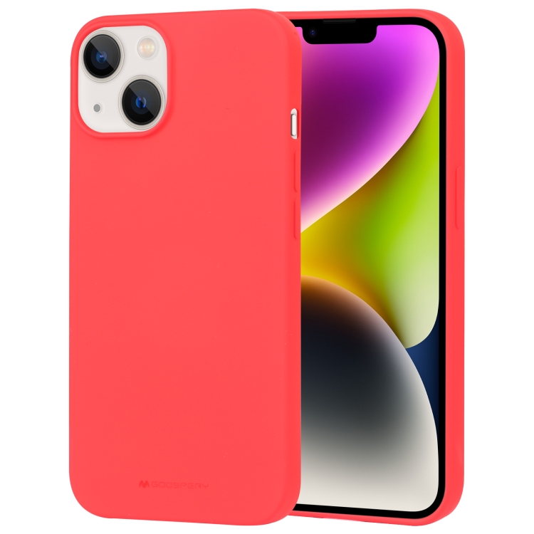 

For iPhone 15 GOOSPERY SOFT FEELING Liquid TPU Soft Case(Red)