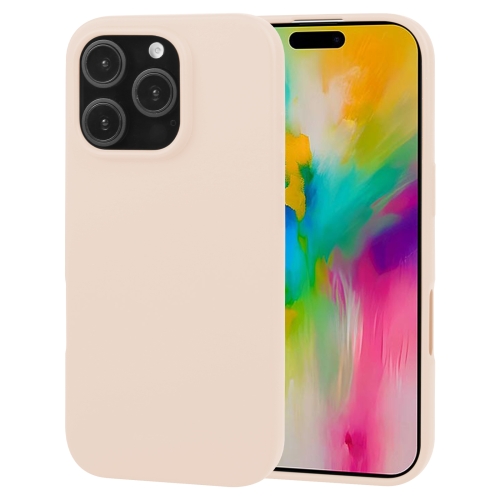 

For iPhone 16 Pro GOOSPERY SOFT FEELING Liquid TPU Soft Phone Case(Apricot)