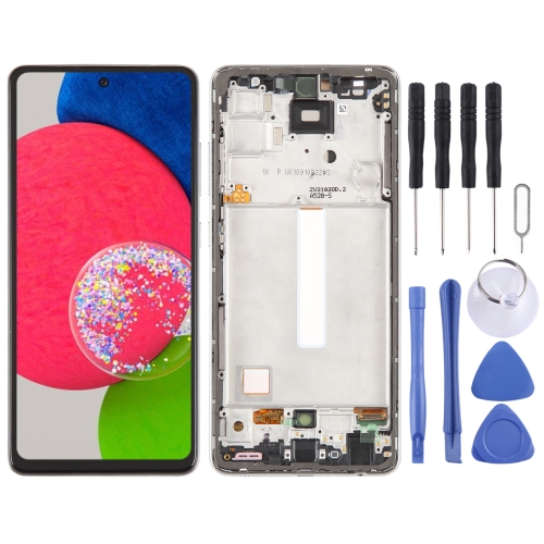 For Samsung Galaxy A52S SM-A528B TFT LCD Screen Digitizer Full Assembly with Frame, Not Supporting Fingerprint Identification