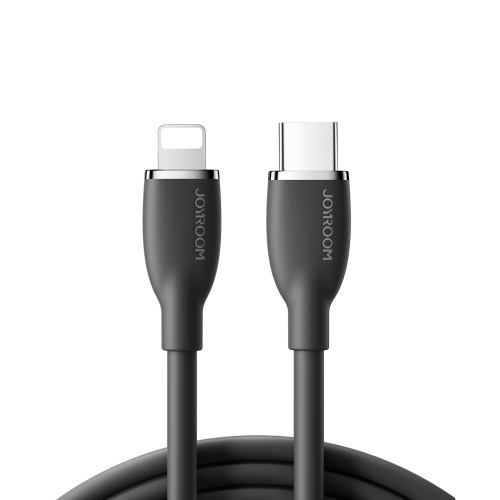 

JOYROOM SA29-CL3 30W USB-C/Type-C to 8 Pin Liquid Silicone Fast Charging Data Cable, Length: 1.2m(Black)