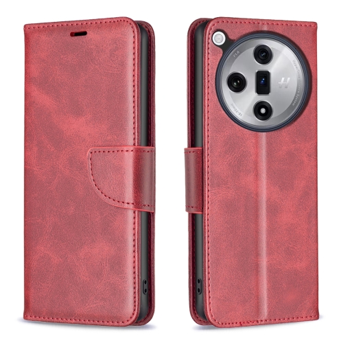 

For OPPO Find X7 Ultra Lambskin Texture Leather Phone Case(Red)