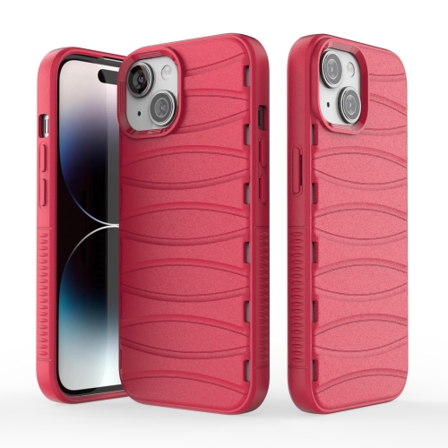 For iPhone 15 Multi-tuyere Powerful Heat Dissipation Phone Case(Red)