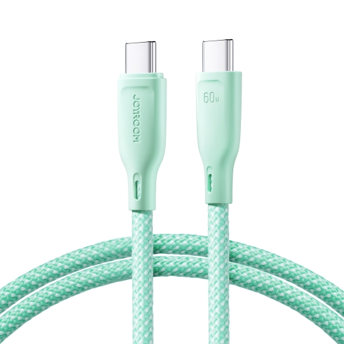 

JOYROOM SA34-CC3 60W USB-C/Type-C to USB-C/Type-C Fast Charge Data Cable, Length: 1m(Green)