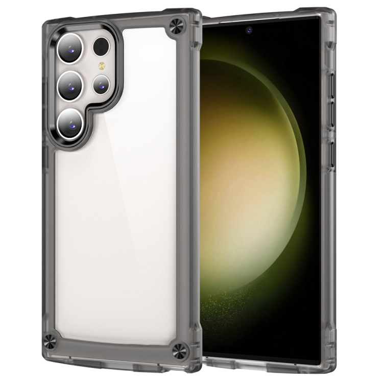

For Samsung Galaxy S23 Ultra 5G Skin Feel TPU + PC Phone Case(Transparent Black)