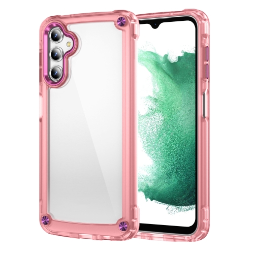 

For Samsung Galaxy A14 5G Skin Feel TPU + PC Phone Case(Transparent Pink)