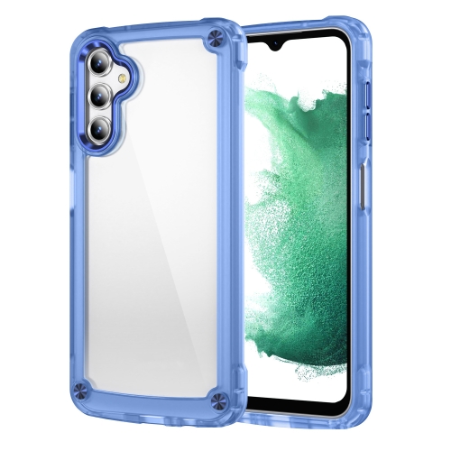 

For Samsung Galaxy A14 5G Skin Feel TPU + PC Phone Case(Transparent Blue)