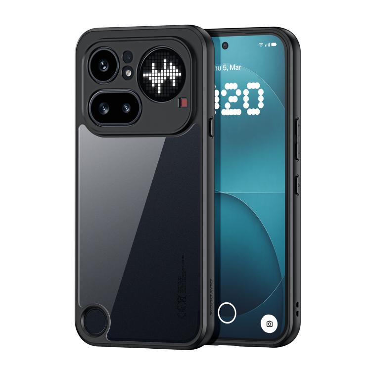 

For Nothing Phone 4a Pro DUX DUCIS Aimo Series TPU + PC Frosted Feel Phone Case(Black)