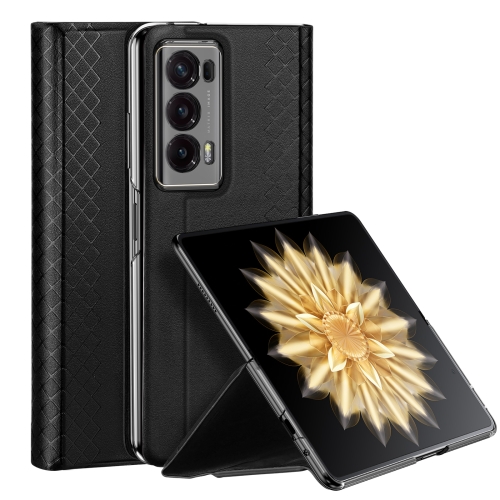 

For Honor Magic V2 DUX DUCIS Bril Series PU + TPU Phone Case(Black)