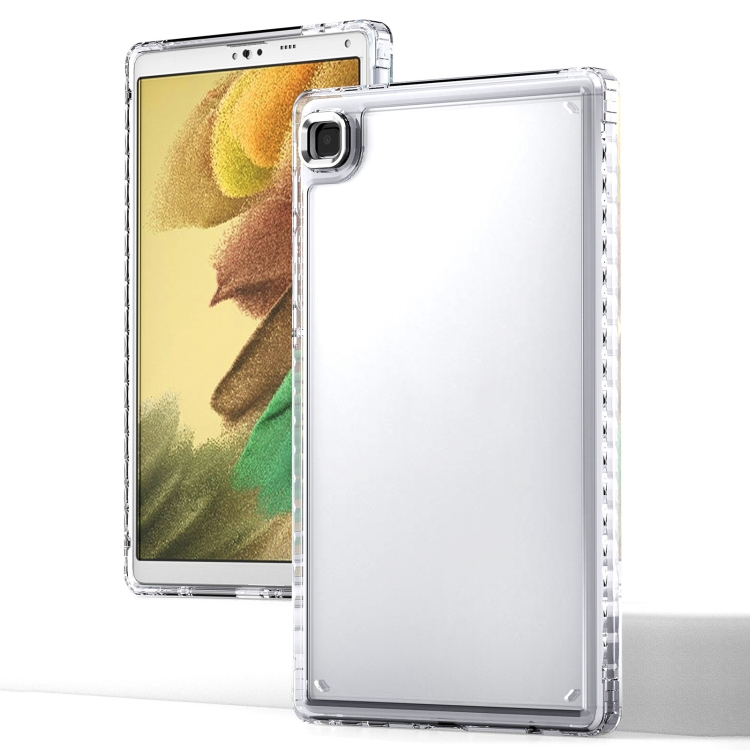 

For Samsung Galaxy Tab A7 Lite Clear Acrylic Shockproof Tablet Case(White)