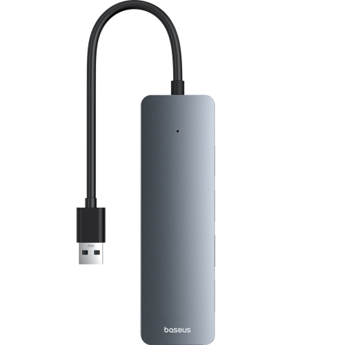 

Baseus Ultra Joy Series 4 in 1 USB to USB3.0x4 HUB Adapter, Cable Length: 15cm(Space Grey)