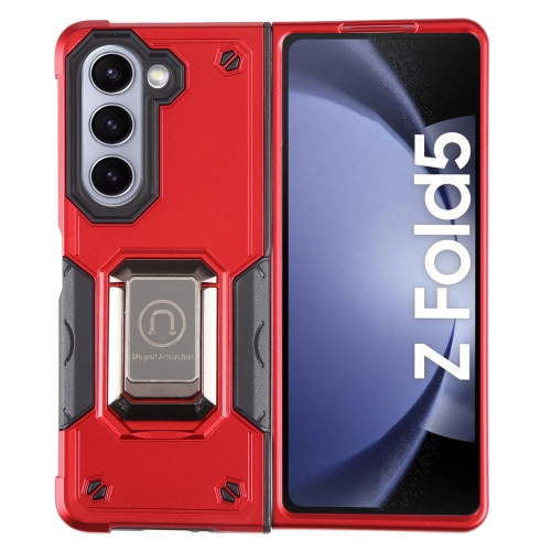 

For Samsung Galaxy Z Fold5 Non-slip Shockproof Armor Phone Case(Red)