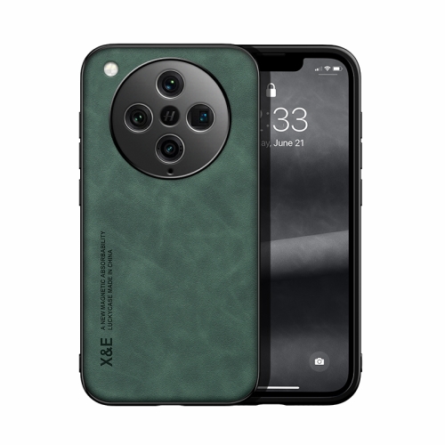 

For OPPO Find X8 Pro Skin Feel Magnetic Leather Back Phone Case(Green)