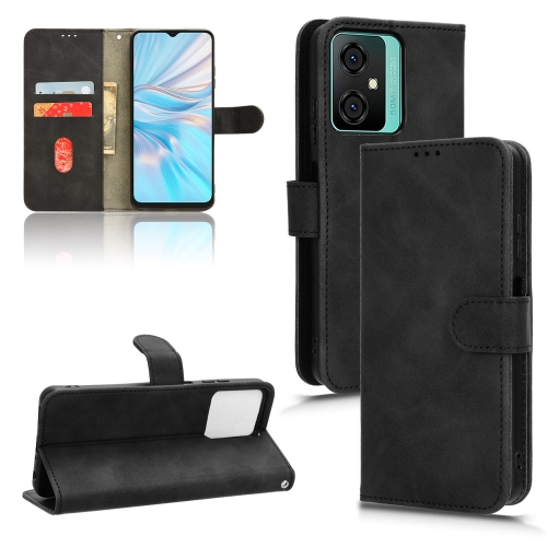 

For Blackview OSCAL C70 Skin Feel Magnetic Flip Leather Phone Case(Black)