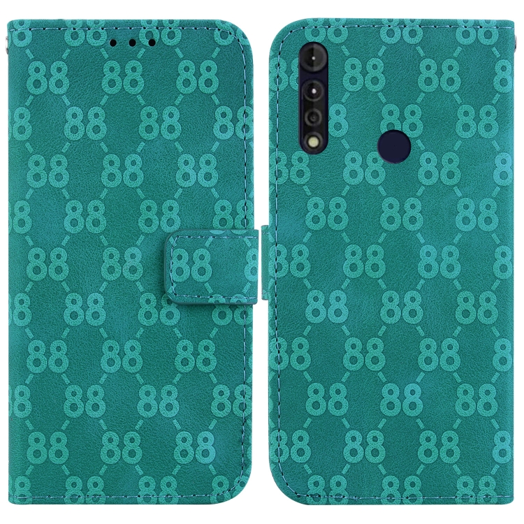For Motorola Moto G8 Power Lite Double 8-shaped Embossed Leather - Main Image