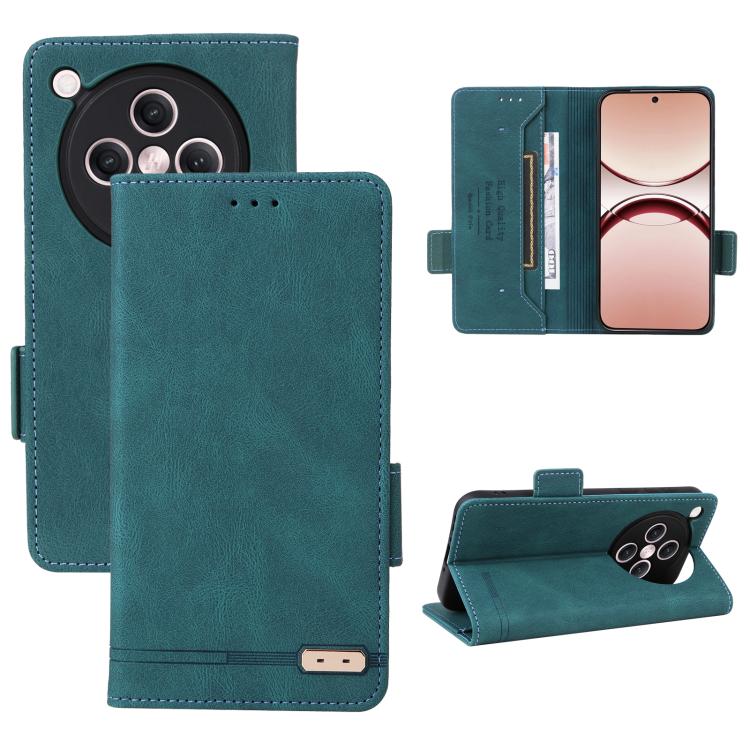 

For OPPO Find X8 Magnetic Clasp Leather Phone Case(Green)