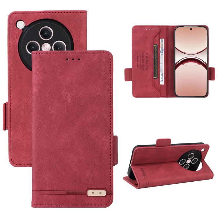 

For OPPO Find X8 Magnetic Clasp Leather Phone Case(Red)