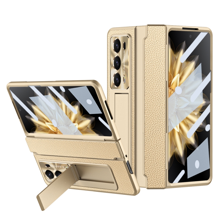 

For Honor Magic V2 Shield Series Integrated Folding Phone Case(Light Gold)