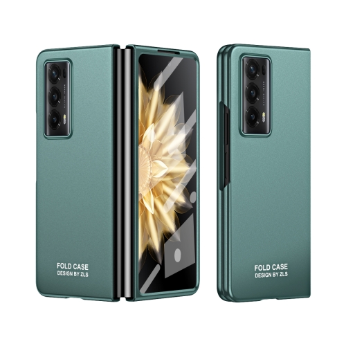 

For Honor Magic V2 Integrated AG Matte Folding Phone Case(Green)
