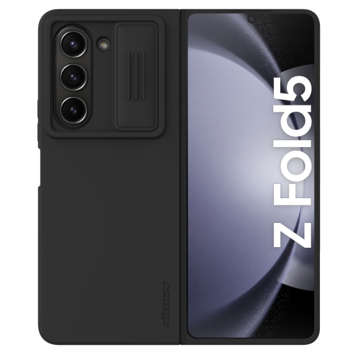 

For Samsung Galaxy Z Fold5 NILLKIN CamShield Liquid Silicone + PC Full Coverage Phone Case(Black)
