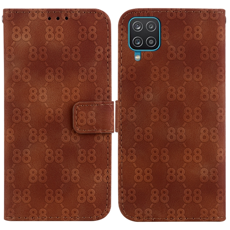 

For Samsung Galaxy S20 FE 4G / 5G Double 8-shaped Embossed Leather Phone Case(Brown)