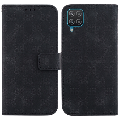 

For Samsung Galaxy S20 FE 4G / 5G Double 8-shaped Embossed Leather Phone Case(Black)