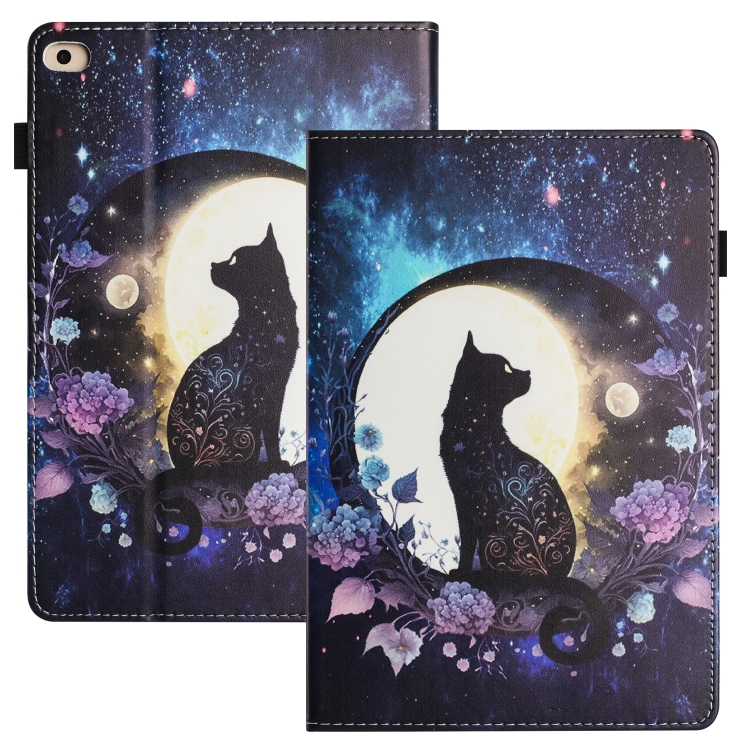 

For iPad 9.7 2017 2018 Sewing Litchi Texture Smart Leather Tablet Case(Wolf)