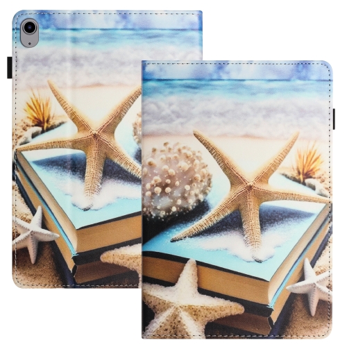

For iPad 10.9 2022 Sewing Litchi Texture Smart Leather Tablet Case(Starfish)