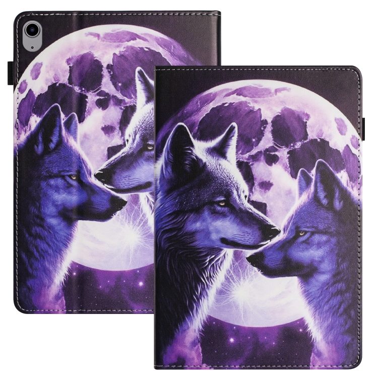 

For iPad mini 2021 / mini 6 Sewing Litchi Texture Smart Leather Tablet Case(Wolf)