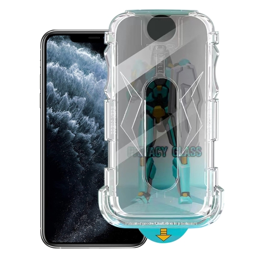 For iPhone 11 Pro Max Easy Install 28 Degree Privacy Armor Tempered Glass Film for iphone xs max easy install 28 degree privacy armor tempered glass film