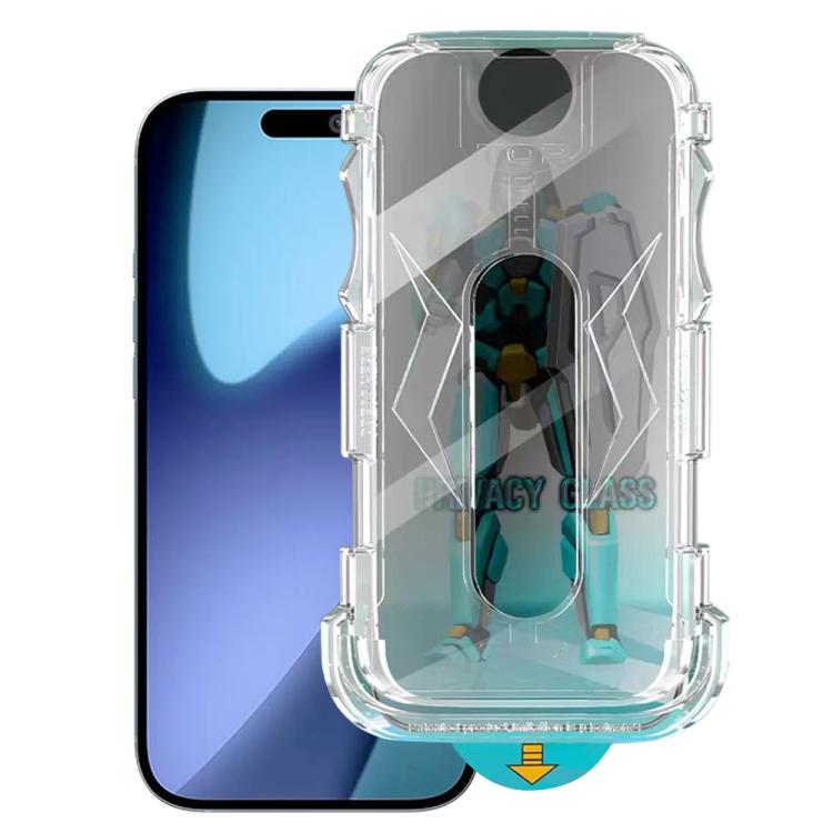 

For iPhone 17 Easy Install 28 Degree Privacy Armor Tempered Glass Film