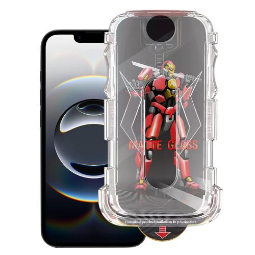 

For iPhone 16e Easy Install Matte Armor Tempered Glass Film