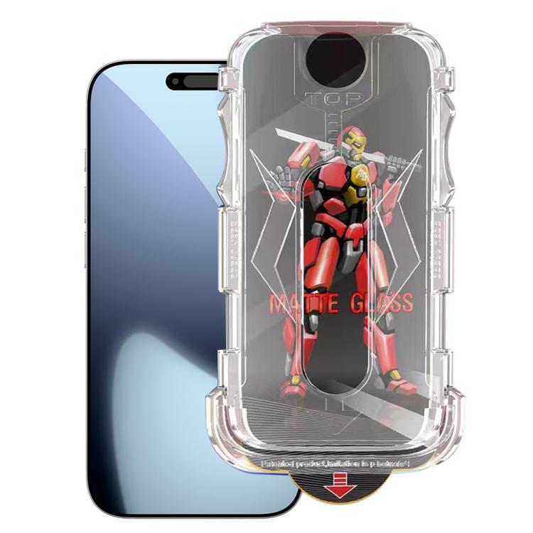 

For iPhone 17 Pro Easy Install Matte Armor Tempered Glass Film