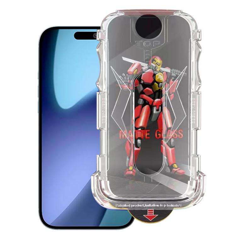 

For iPhone 17 Easy Install Matte Armor Tempered Glass Film